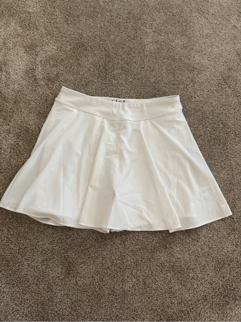 Bad Birdie White Golf Skort